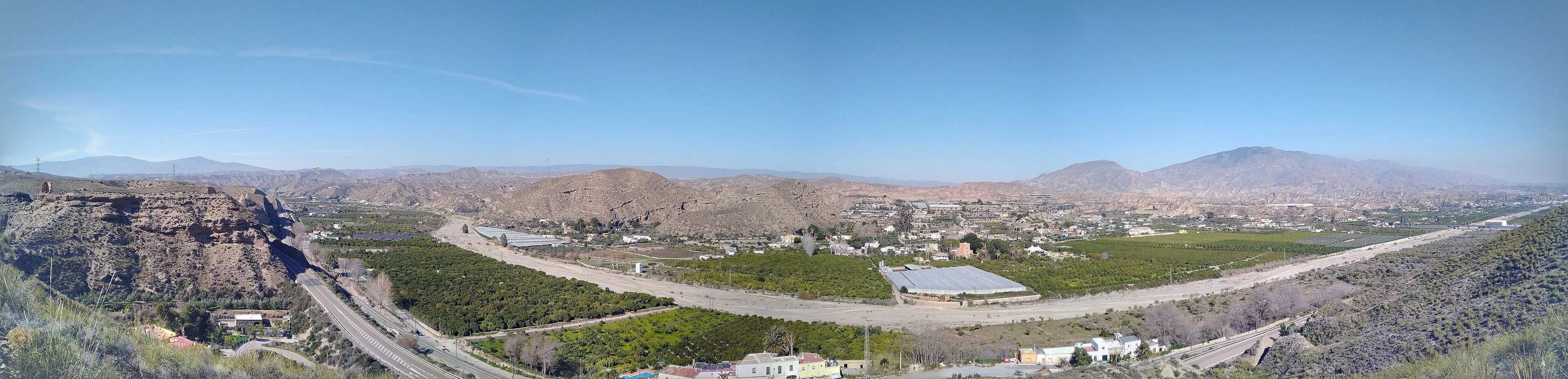 Panorámica del valle del Andarax
